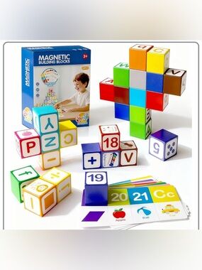 Magnetic Building Blocks Educational Toy Set